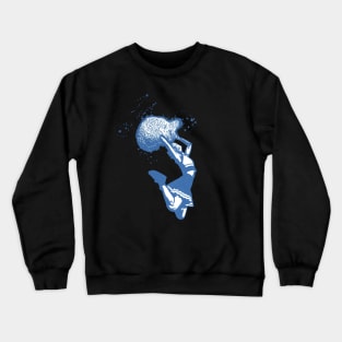 Cheeleader jumping with pom poms - 03 Crewneck Sweatshirt